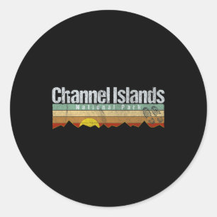 Channel Islands Nationalpark Camping Wandern Runder Aufkleber