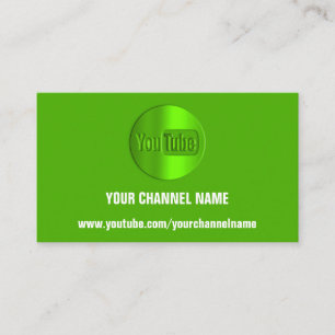 CHANNEL NAME YOU TULOGO QR CODE GRÜNWEISE VISITENKARTE