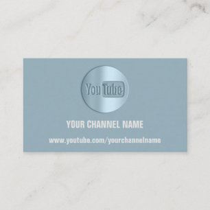 CHANNEL NAME YOU TULOGO QR CODE RAUCHBLAUE  VISITENKARTE
