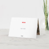 Channel Shopping Weihnachtskarte Feiertagskarte (Rückseite)