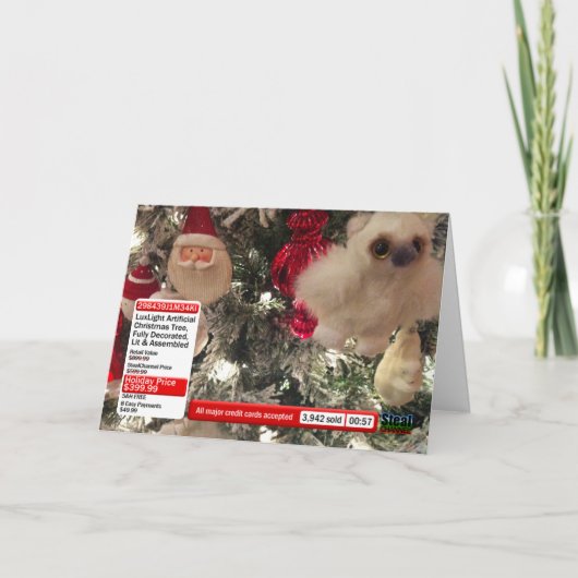 Channel Shopping Weihnachtskarte Feiertagskarte (Vorderseite)