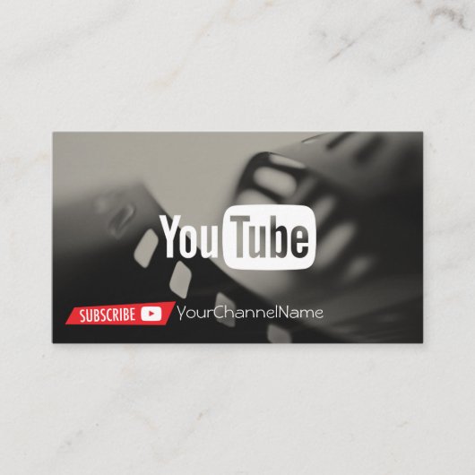 Channel-Werbekarte Visitenkarte (Vorderseite)