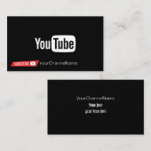 Channel-Werbekarte Visitenkarte (Vorne/Hinten)