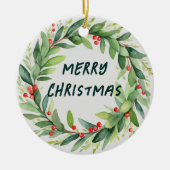 Channel Your Sleigh DeterminatioWeihnachtsschmuck Keramik Ornament (Vorne)