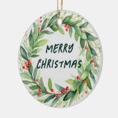 Channel Your Sleigh DeterminatioWeihnachtsschmuck Keramik Ornament (Links)