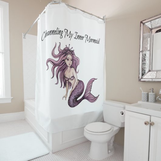Channeln meiner inneren Meerjungfrau Duschvorhang (Beispiel)