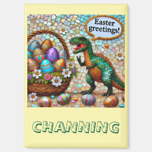 CHANNING ~ OSTER-Dinosaurier-Eier ~ Magnet
