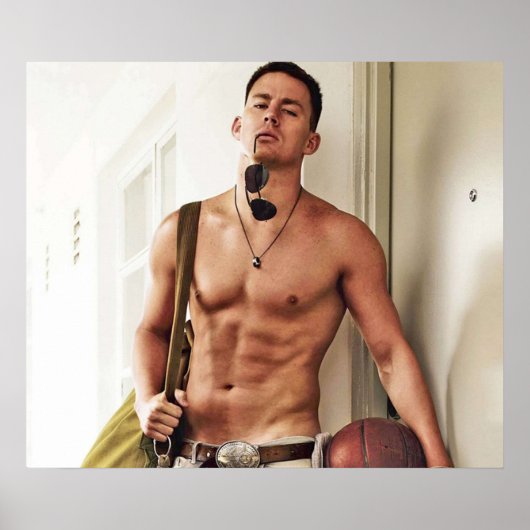 CHANNING TATUM SHIRTLESS POSTER (Vorne)