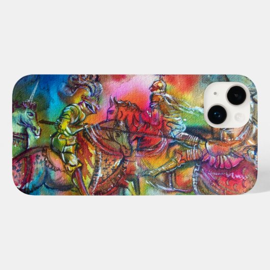 CHANSON DE ROLAND, BEKÄMPFUNG VON KNIGHTS IN TOURN Case-Mate iPhone HÜLLE (Rückseite (Horizontal))