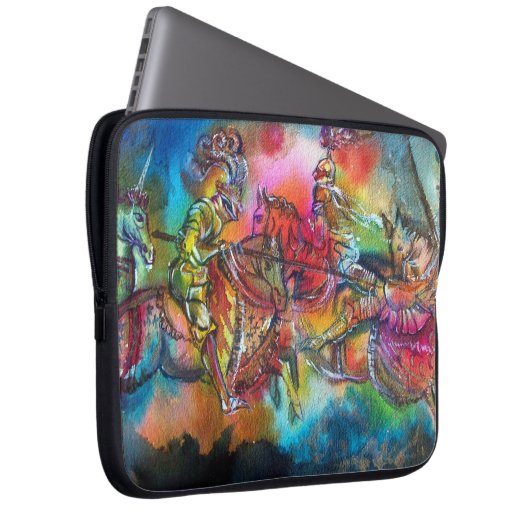 CHANSON DE ROLAND, BEKÄMPFUNG VON KNIGHTS IN TOURN LAPTOPSCHUTZHÜLLE (Vorne Rechts)
