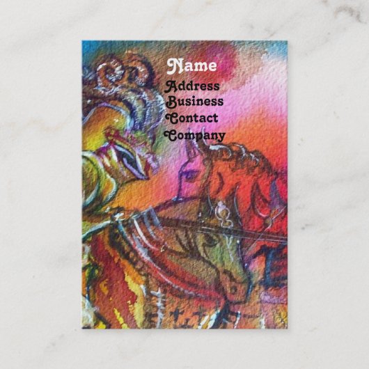 CHANSON DE ROLAND / BEKÄMPFUNG VON ÜBERNACHTUNGEN  VISITENKARTE (Vorderseite)