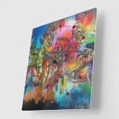 CHANSON DE ROLAND COMBAT DER RITTER IN TOURNMENT QUADRATISCHE WANDUHR (Winkel)