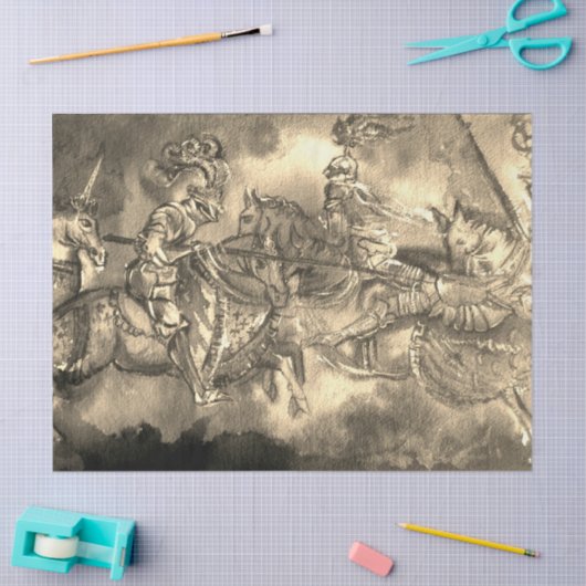 CHANSON DE ROLAND / MITTELALTERLICHE NACHRICHTEN I SEIDENPAPIER (Basteln)