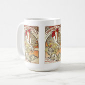 Chansons d’aieules , Alfons Mucha 1898 Kaffeetasse (Vorderseite Links)