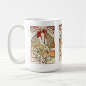 Chansons d’aieules , Alfons Mucha 1898 Kaffeetasse (Links)