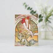 Chansons D'aieules Vintages Theater Werbung Postkarte (Stehend Vorderseite)