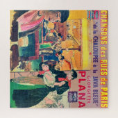 Chansons, französische Vintage Schallplattenhülle Puzzle (Horizontal)