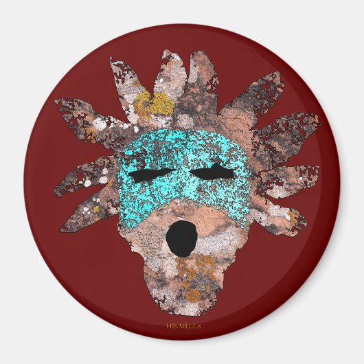 Chant Talking Canyons, New Mexico Magnet (Vorne)