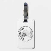Chantecler Fanciers Logo Gepäckanhänger (Rückseite vertikal)