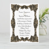 Chanteleah White Formal Einladung (Stehend Vorderseite)