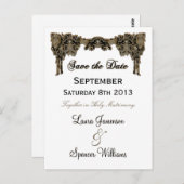 Chanteleah White Wedding Erinnerung Postkarte (Vorne/Hinten)