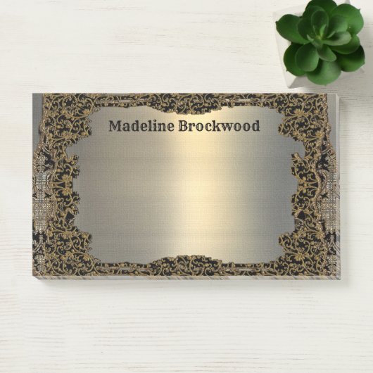 Chantella Elegant Knight Beautiful Monogram Post-it Klebezettel (Büro)