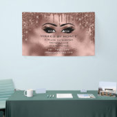 Chantelle Eyelash Brows Makeup Artist Tropfens Banner (Messeveranstaltung)