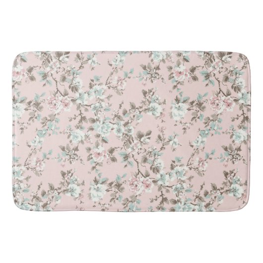 Chantelle Pink Vintage Rose Badematte (Vorderseite)