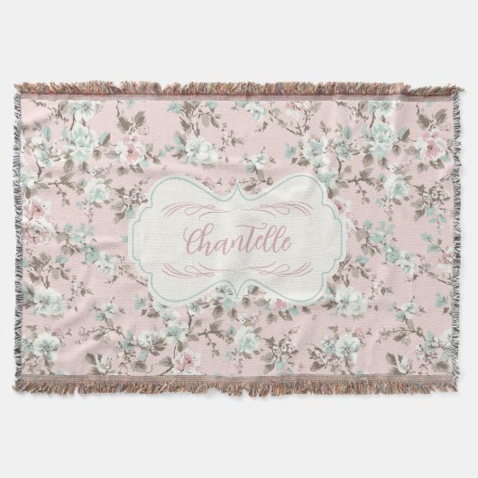 Chantelle Pink Vintage Rose Decke (Vorderseite)
