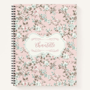 Chantelle Pink Vintage Rose Deluxe Notizblock
