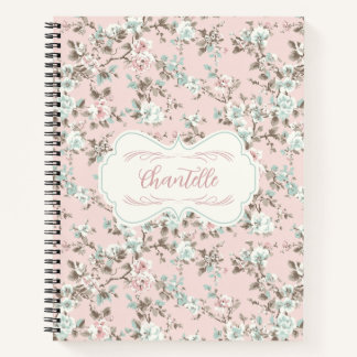 Chantelle Pink Vintage Rose Deluxe Notizblock