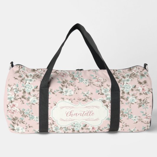Chantelle Pink Vintage Rose Duffle Bag (Vorderseite)