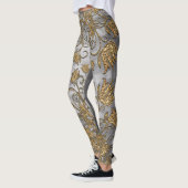 Chantelvilla Dove Two Toned Elegant Leggings (Links)