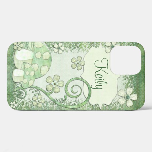 Chantical Whimsical Mixed Media PERSONALISIERT Case-Mate iPhone Hülle (Rückseite (Horizontal))