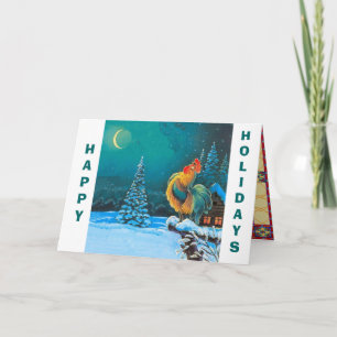 Chanticleer, frohe Feiertage Feiertagskarte