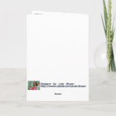 Chanticler Rooster Blank Greet Card Karte (Rückseite)