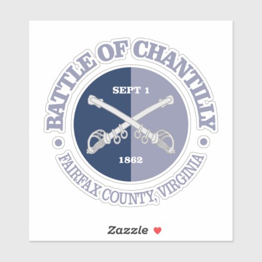 Chantilly (B&G) Aufkleber (Blatt)