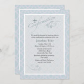 Chantilly Religious Confirmation Einladung (Vorne/Hinten)