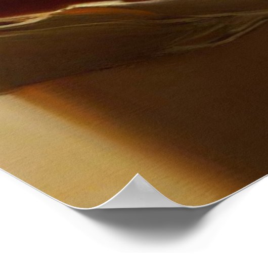 Chantilly-Tiffany Cat Poster (Ecke)