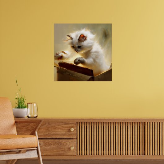 Chantilly-Tiffany Cat Poster (Wohnzimmer 2)