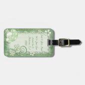 Chantily Whimsical Mixed Media Gepäckanhänger (Vorderseite horizontal)