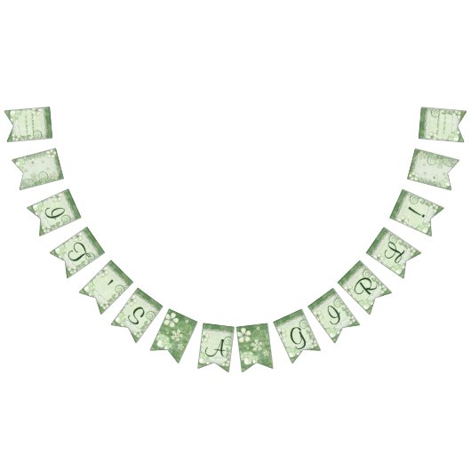 Chantily Whimsical Mixed Media IT ist ein MÄDCHEN Wimpelkette (Alle)