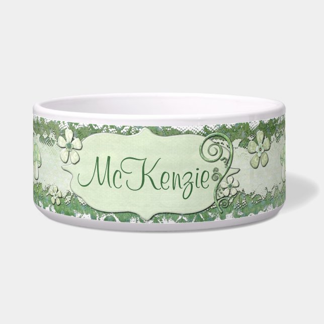 Chantily Whimsical Mixed Media Napf (Vorderseite)