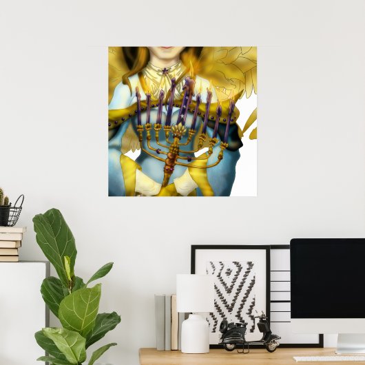 Chanukah Angel Poster (Heimbüro)