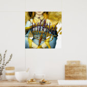 Chanukah Angel Poster (Küche)