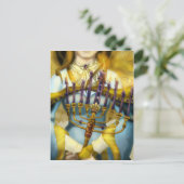 Chanukah Angel Postkarte (Stehend Vorderseite)