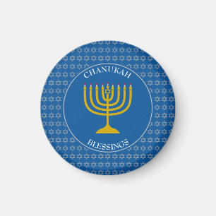 CHANUKAH BLESSINGS   Menorah   Hanukkah Magnet