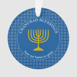 CHANUKAH BLESSINGS | Menorah | Hanukkah Ornament