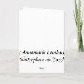 Chanukah card feiertagskarte (Rückseite)