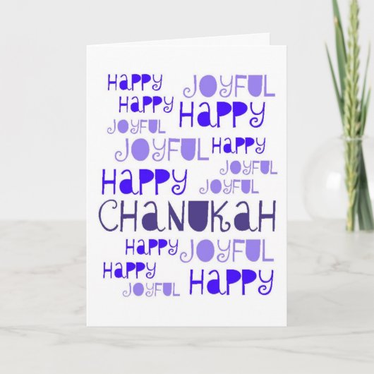 Chanukah card feiertagskarte (Vorderseite)